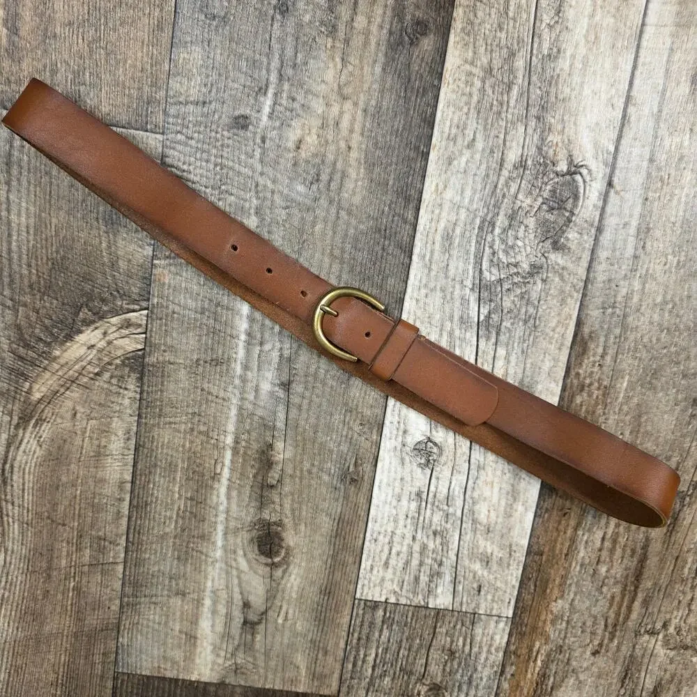 Brown Leather Belt Size Large Old Money Minimalist Preppy